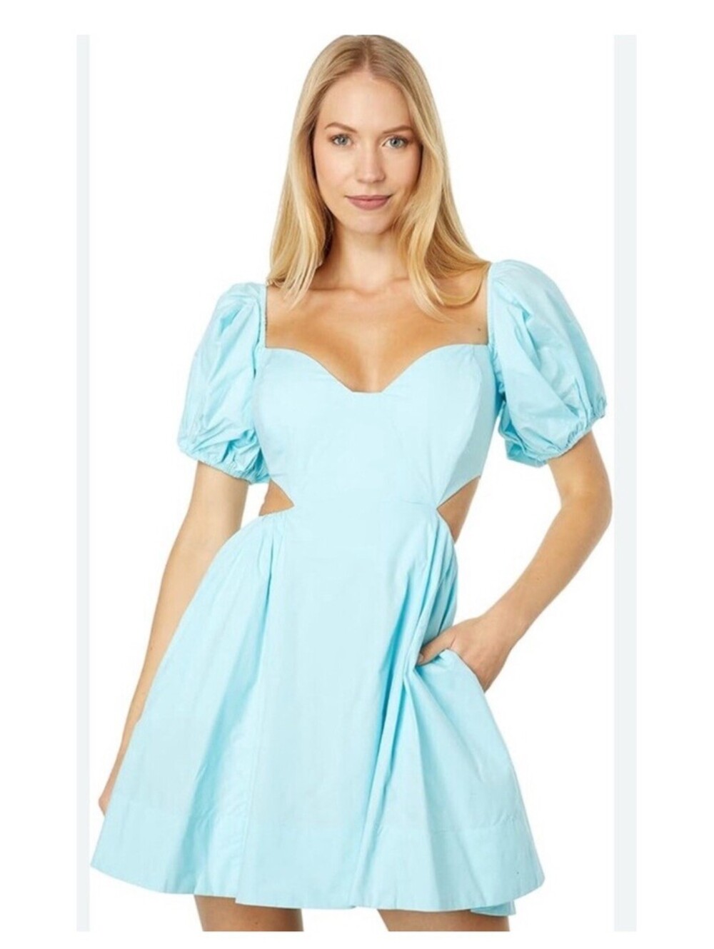 Bardot Makaela Mini Dress In Aqua Women's Size XXL/ US 12 NWT